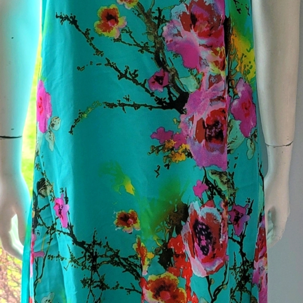 NEW! Suzy Sheer Petite Floral Dress Size XS - Picture 2 of 11